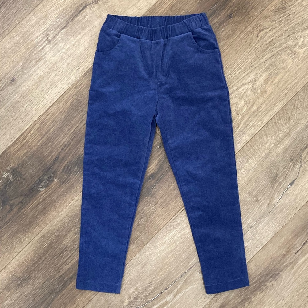 NWT Shrimp & Grits Kids Serendipity Blue Navy Corduroy Pants Jeggings 2-3T